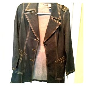 Long dress jean jacket